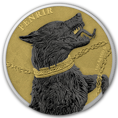 Germania Mint - 2*5 Mark Germania Beasts: Fenrir GEMINUS 2022 - 2*1 Oz Silber