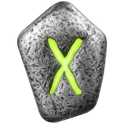 Germania Mint - Guss Silberbarren Runes Collection: Gebo - 1 Oz Silber