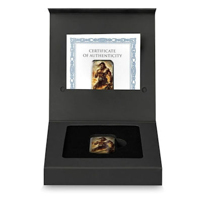 Germania Mint - Guss Silberbarren Gods: Freyr (3.) - 2 Oz Silber