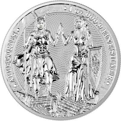 Germania Mint - 5 Mark Galia & Germania 2023 - 1 Oz Silber