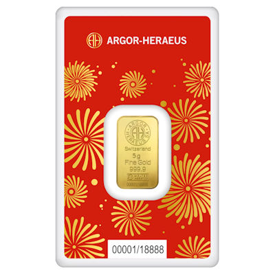 Goldbarren - Lunar Jahr der Schlange 2025 - 5g Gold