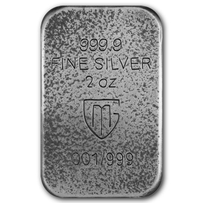 Germania Mint - Guss Silberbarren Gods: UII (5.) - 2 Oz Silber