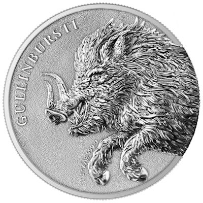Germania Mint - 5 Mark Germania Beasts: Gullinbursti 2025 - 1 Oz Silber