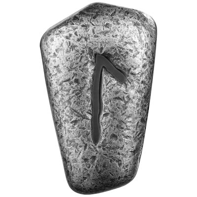 Germania Mint - Guss Silberbarren Runes Collection: Laguz - 1 Oz Silber