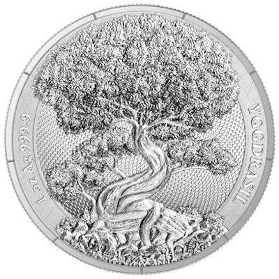 Germania Mint - 5 Mark Mythical Forest: Yggdrasil 2025 - 1 Oz Silber