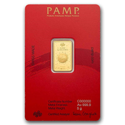 Goldbarren - PAMP Lunar Jahr des Pferdes 2026 Legend of the 1.000 Mile Horse - 5g Gold