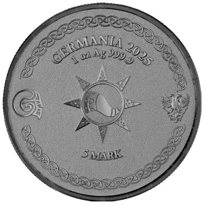 Germania Mint - 5 Mark Ragnarök: Heimdall 2025 - 1 Oz Silber Black