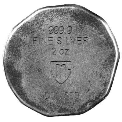 Germania Mint - Guss Silberbarren Runes Collection: Vegvísir - 2 Oz Silber