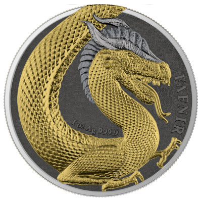 Germania Mint - 10 Mark Germania Beasts: Fafnir 2020 - 2*1 Oz Silber