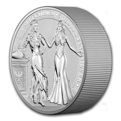 Germania Mint - 25 Mark Italia & Germania 2020 - 5 Oz Silber