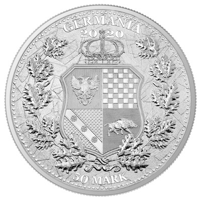 Germania Mint - 50 Mark Italia & Germania 2020 - 10 Oz Silber