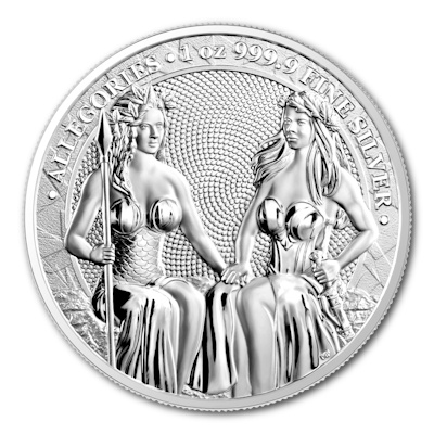 Germania Mint - 5 Mark Austria & Germania 2021 - 1 Oz Silber